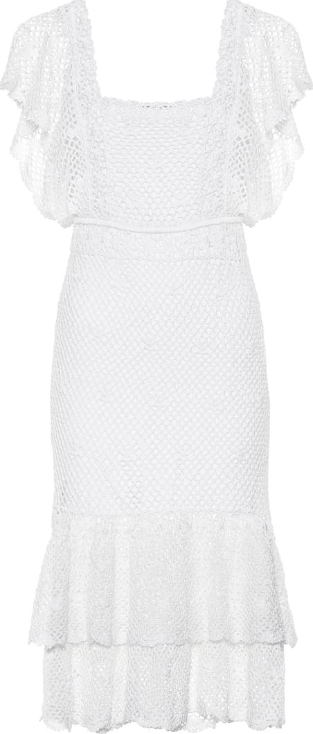 Anna Kosturova Florence crochet midi dress