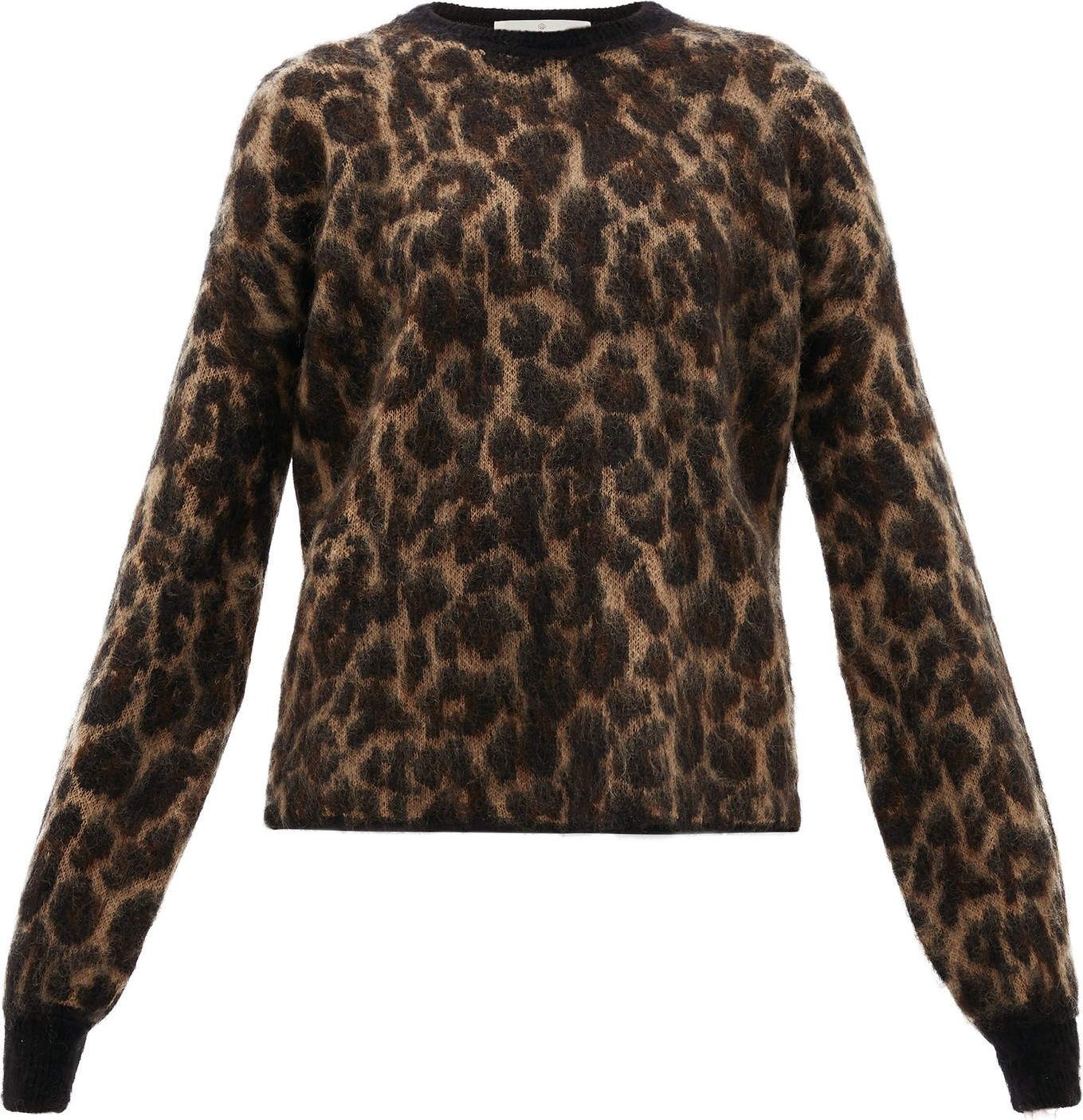 Golden Goose Deluxe Brand Leopard-jacquard mohair sweater