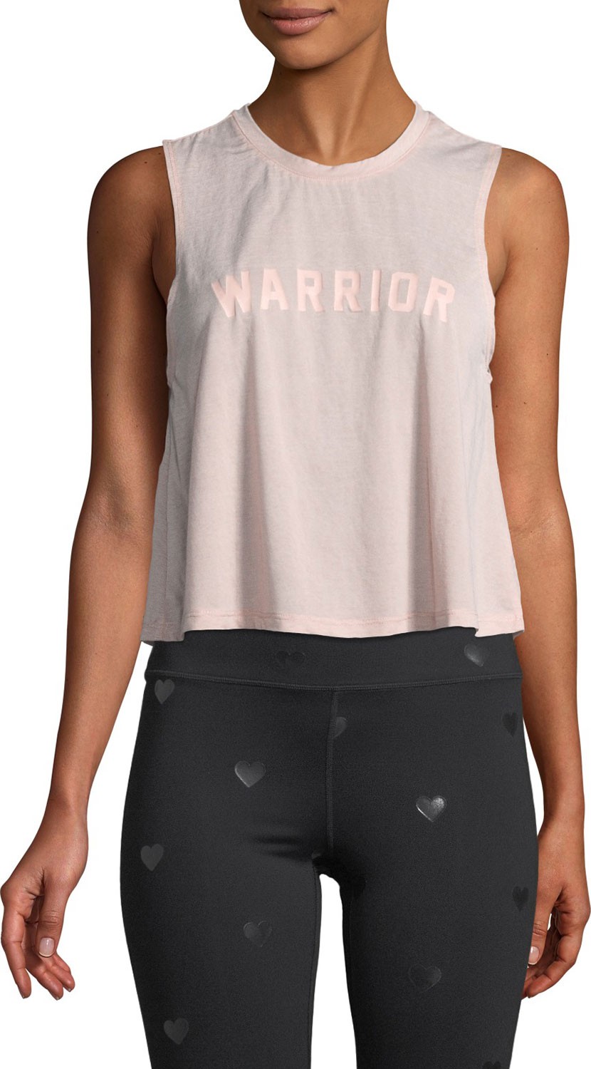 Spiritual Gangster Warrior Cropped Graphic Muscle Tank
