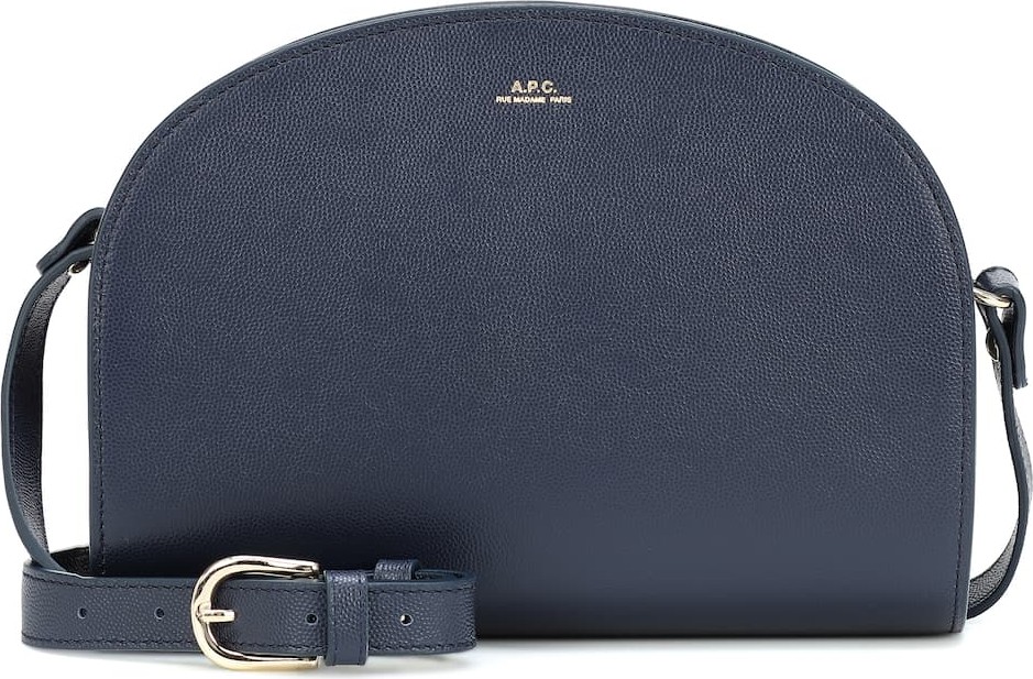 A.P.C. Demi-Lune leather shoulder bag