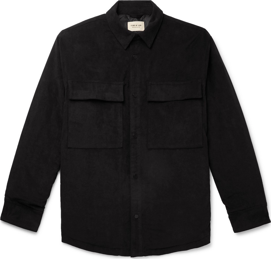 Fear of God Oversized Faux Suede Padded Primaloft Overshirt
