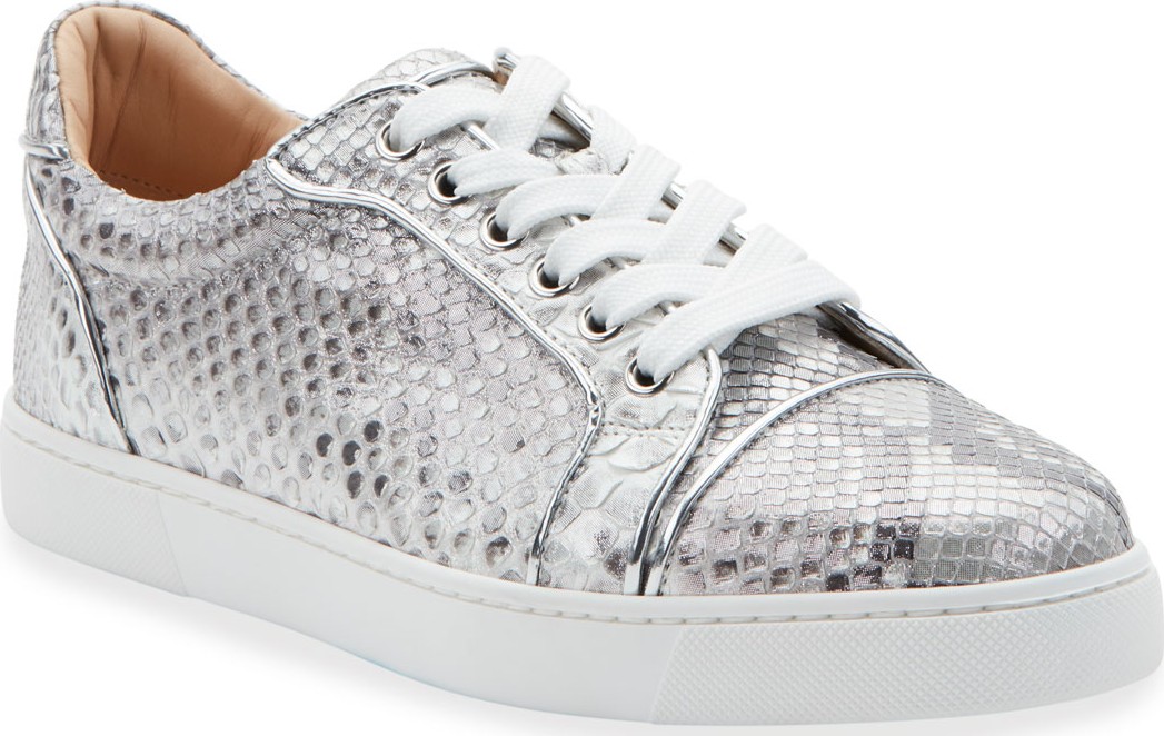 Christian Louboutin Vieira Python Platform Sneakers