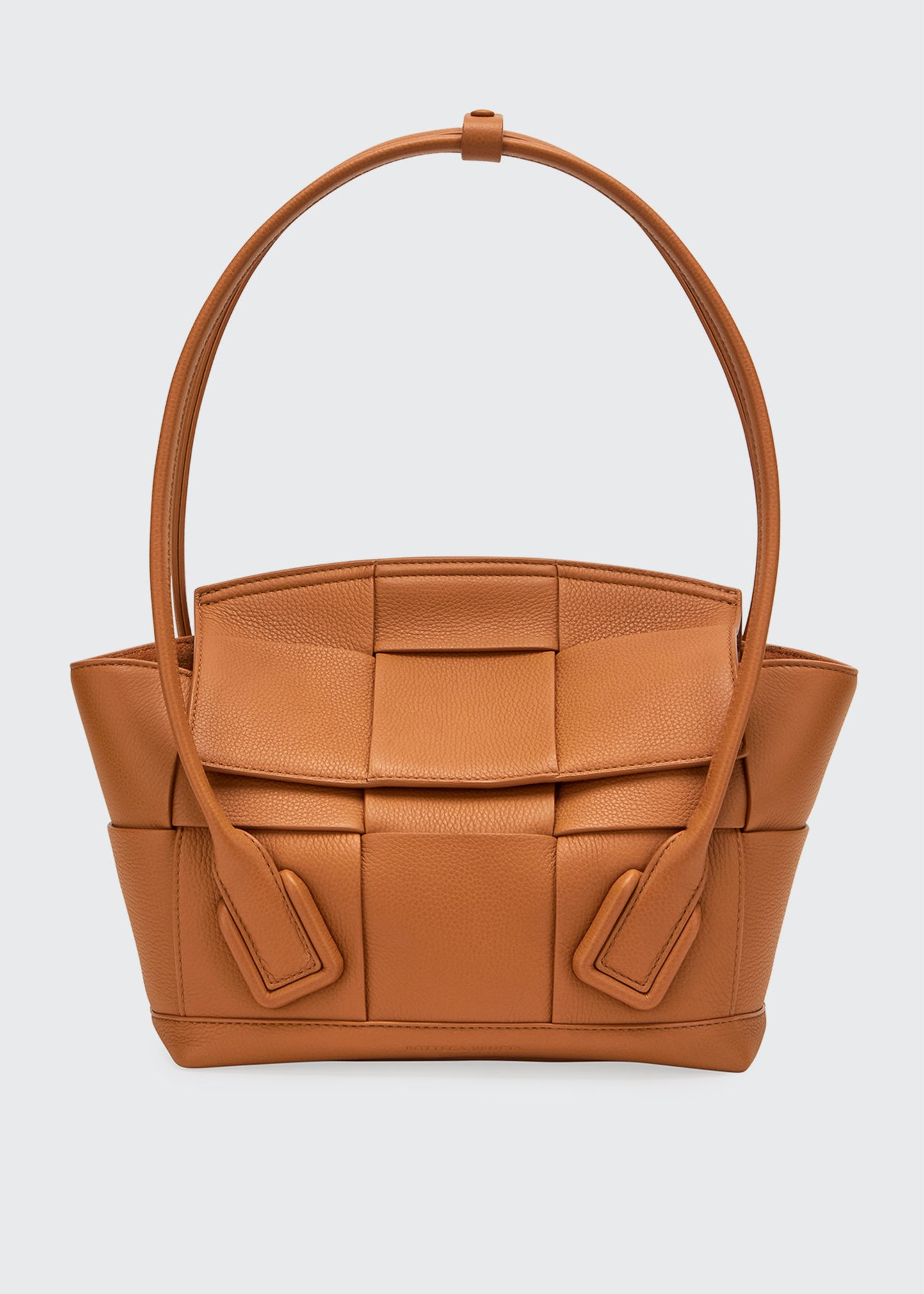 Bottega Veneta Arco 48 Medium Grainy Leather Top-Handle Bag