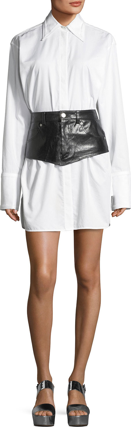 Helmut Lang Leather Yoke Belt