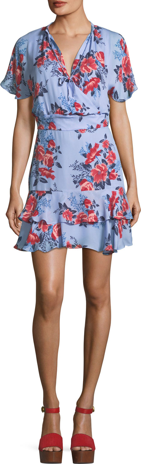 Parker Natalie Floral Fit-and-Flare Dress