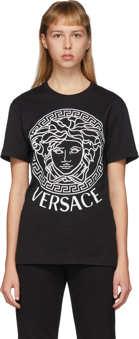 Versace SSENSE Exclusive Black Medusa T-Shirt