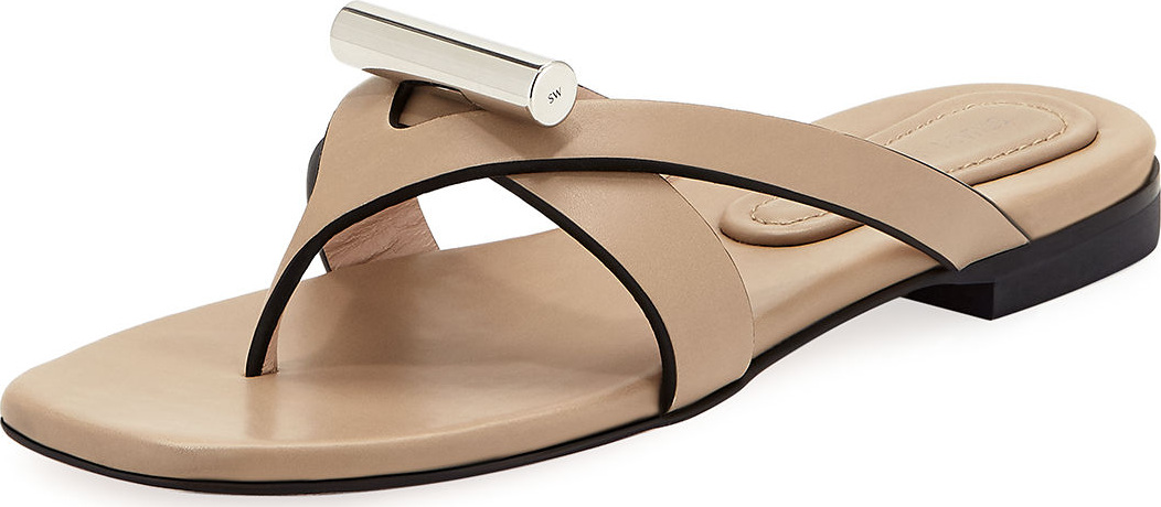 Stuart Weitzman Arro Flat Thong Slide Sandal
