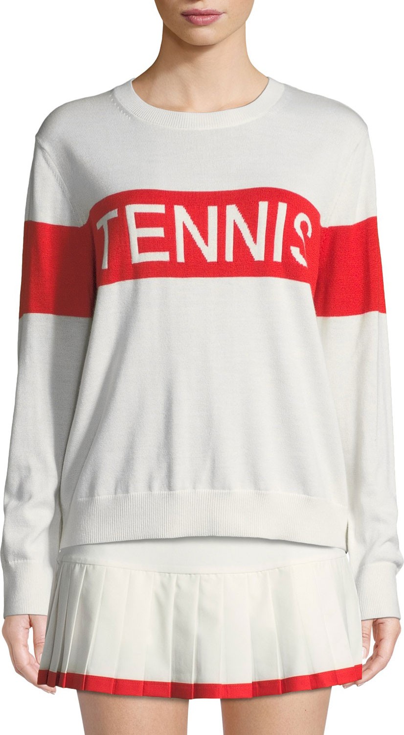 Tory Sport Performance Cashmere Tennis Sweater
