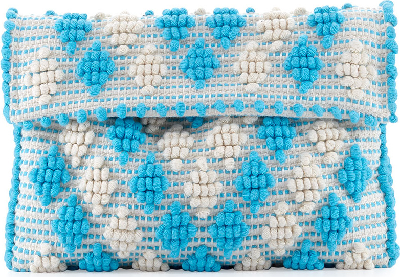 Antonello Tedde Suni Woven Clutch Bag with Strap