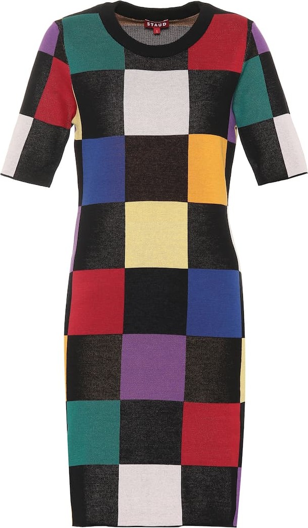 Staud Omars cotton knitted dress