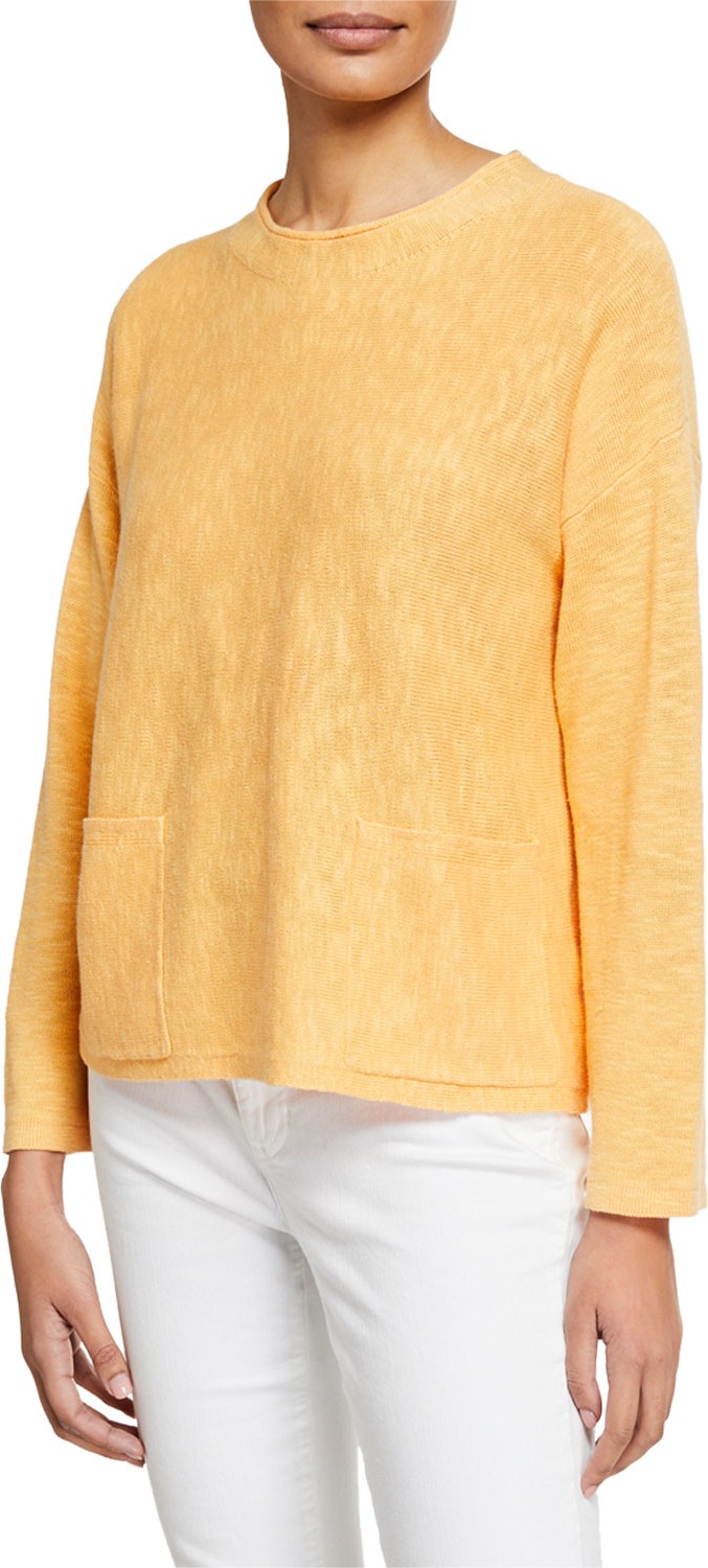 Eileen Fisher Linen-Cotton Sweater