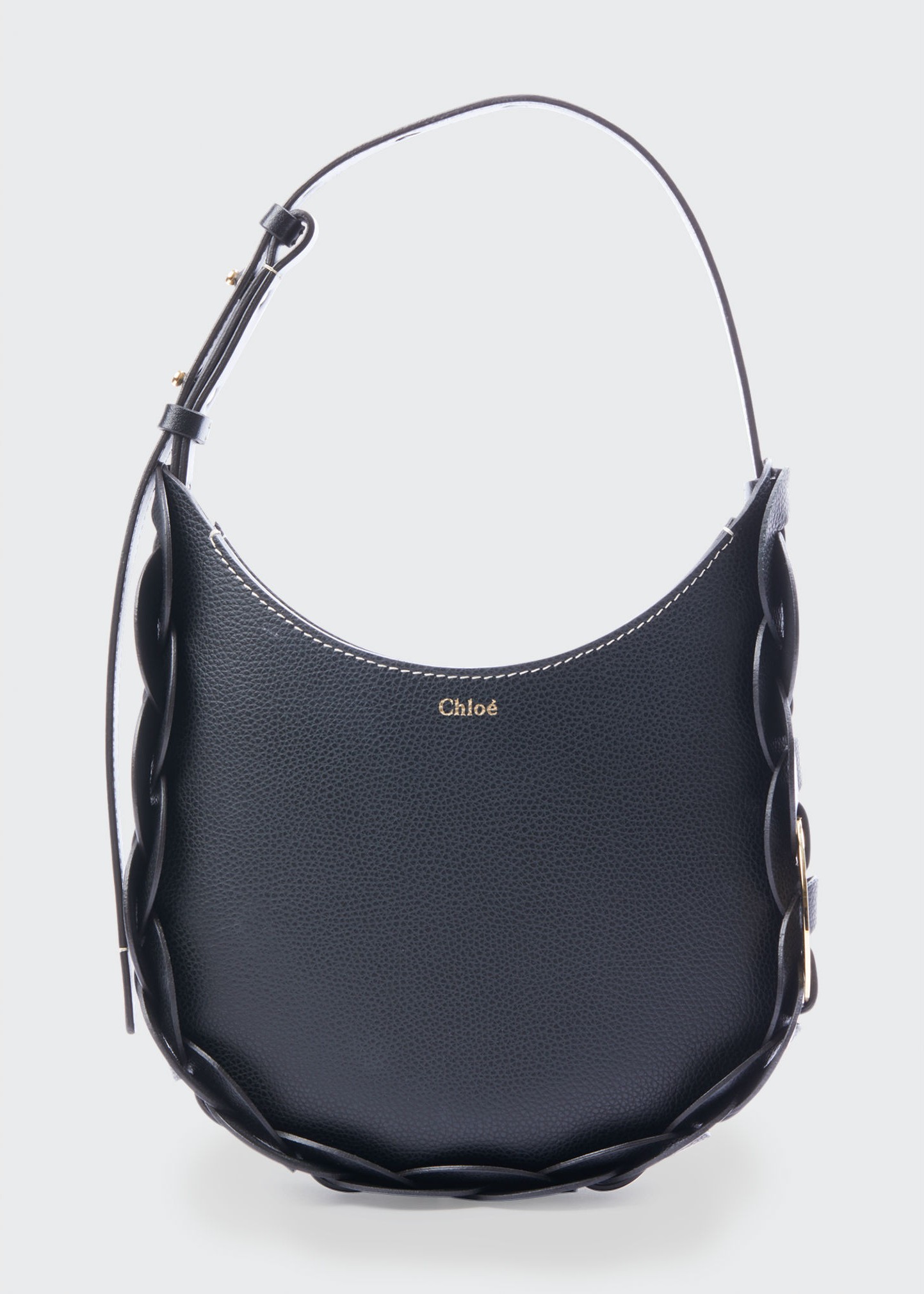 Chloe Darryl Small Leather Hobo Bag