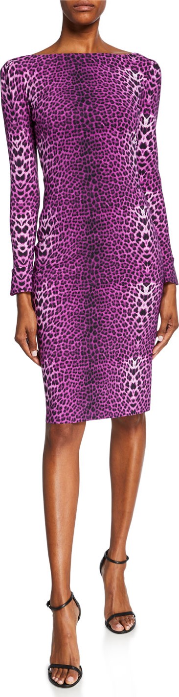 La Petite Robe di Chiara Boni Darsey Leopard-Print Cocktail Dress