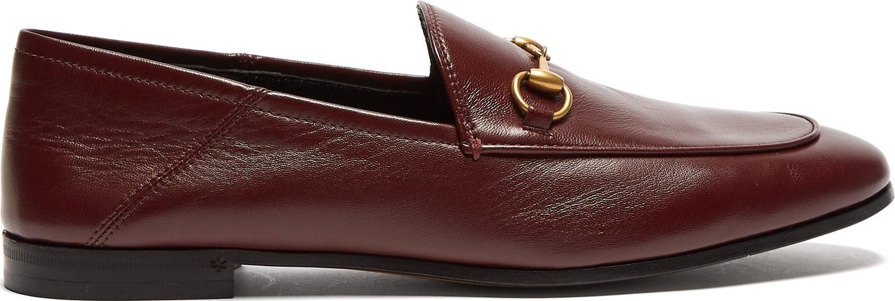 Gucci Brixton collapsible-heel leather loafers