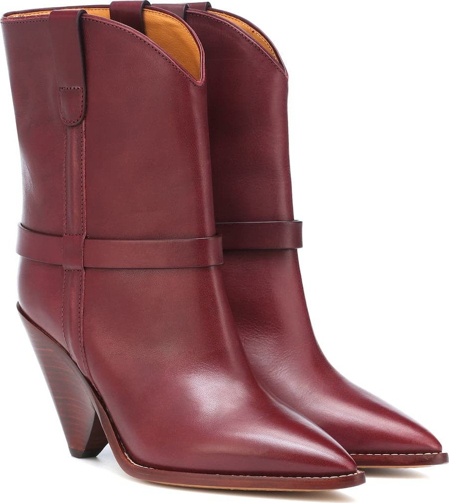 Isabel Marant Lamsy leather ankle boots