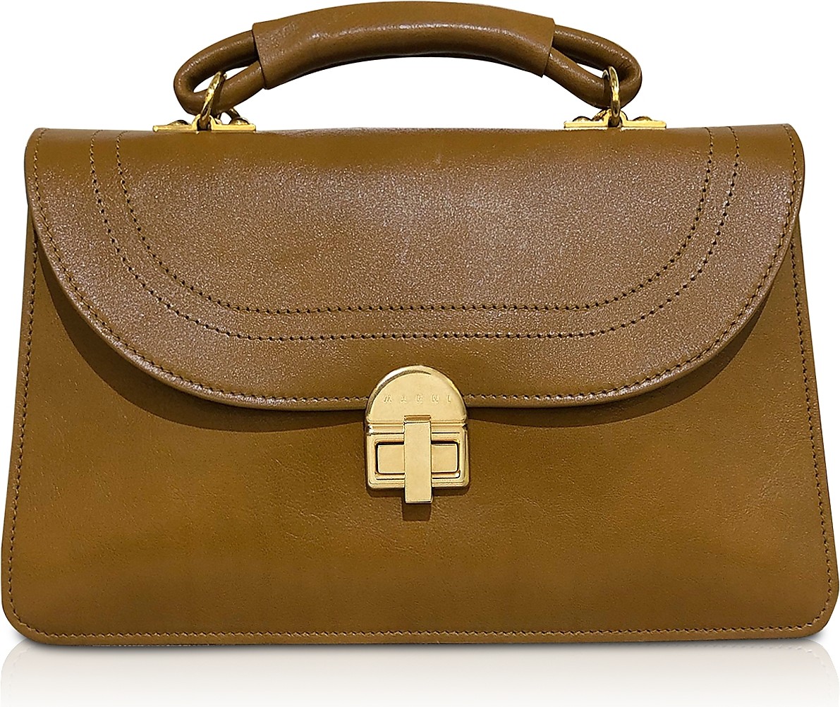 Marni Leather Top Handle Juliet Bag