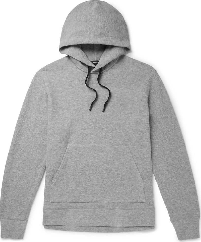 Theory Baja Loopback Cotton-Jersey Hoodie
