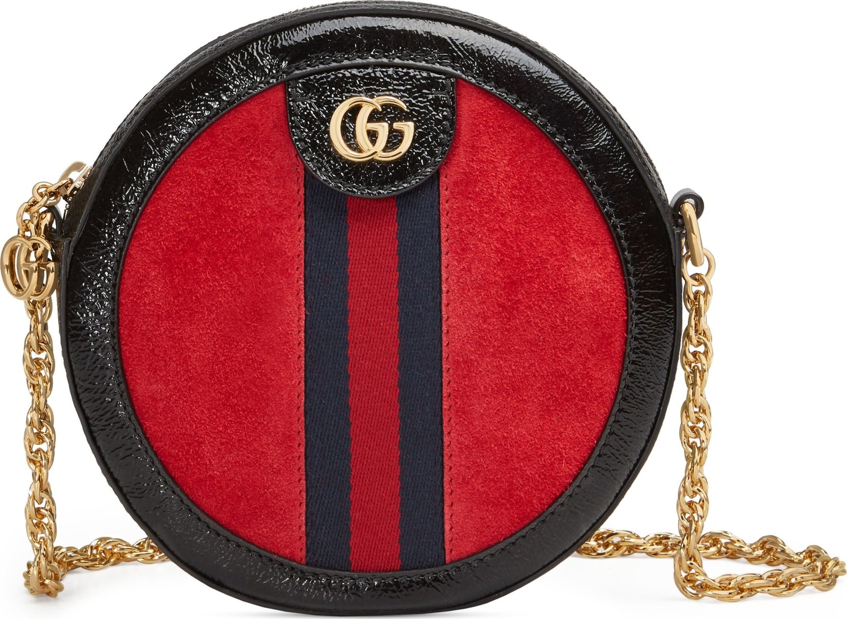 Gucci Mini Ophidia Round Shoulder Bag