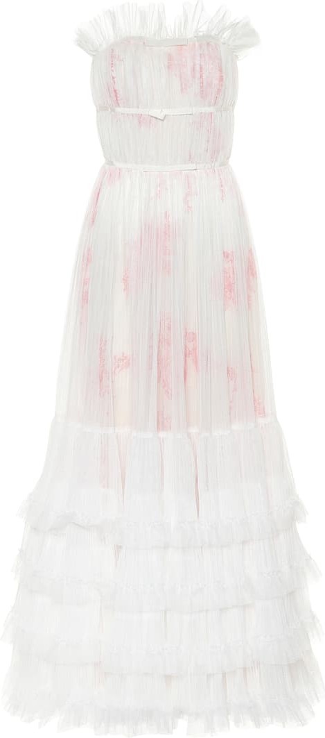 Giambattista Valli Ruffled tulle gown
