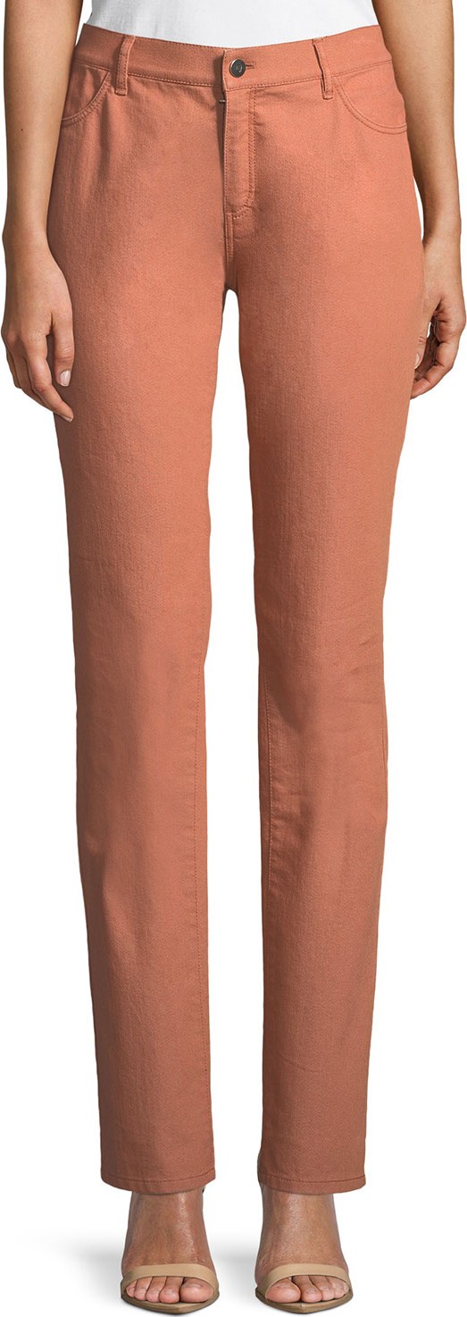 Lafayette 148 New York Thompson Colored Slim-Leg Jeans
