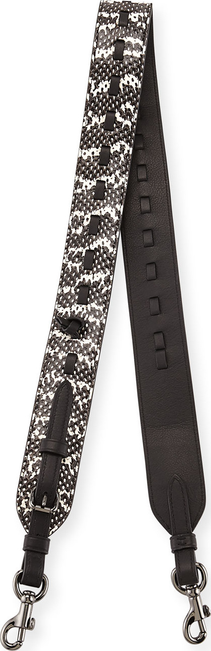 COACH Exotic Snakeskin Woven Shoulder Strap