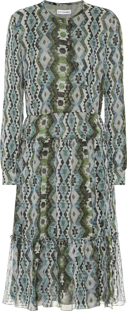 Altuzarra Printed silk dress