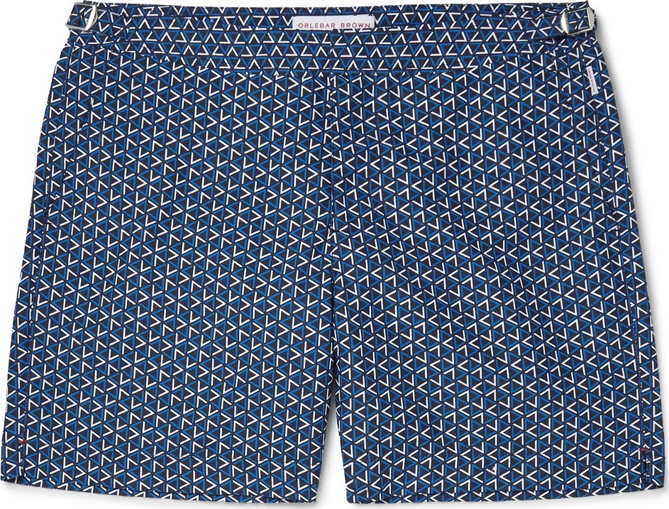 Orlebar Brown Bulldog Garda Mid-Length Printed Swim Shorts