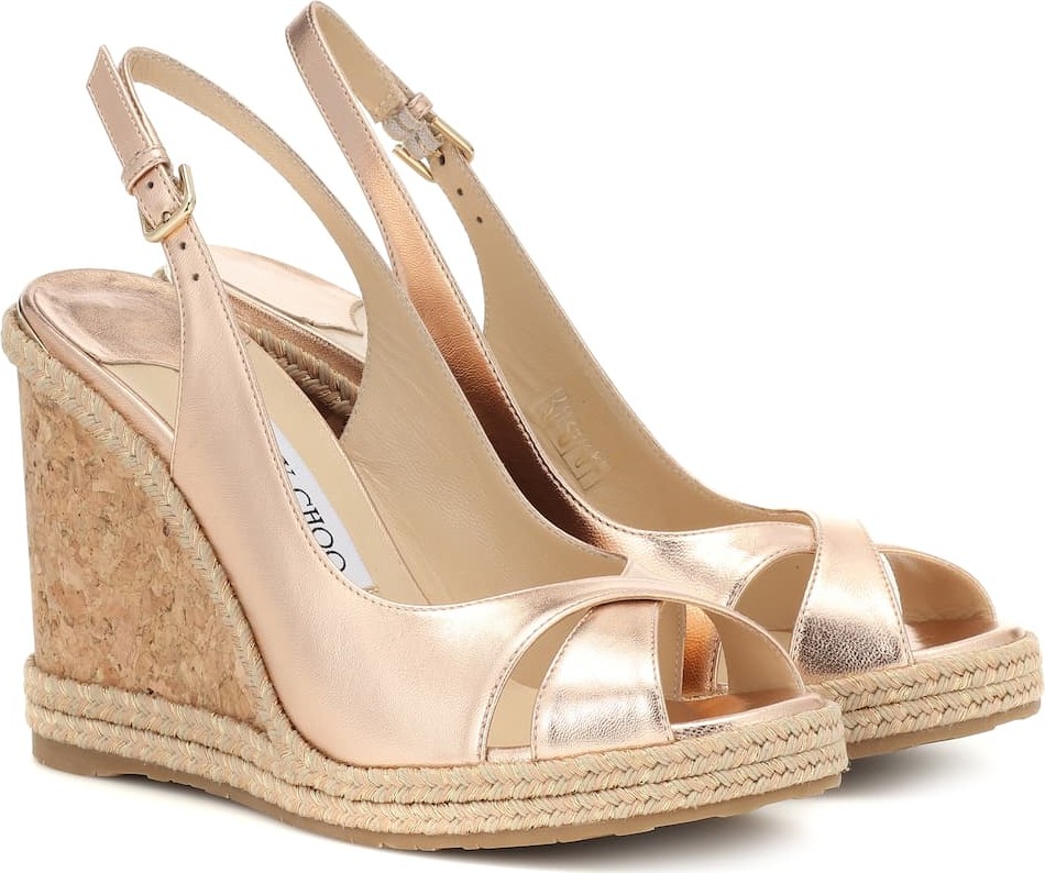 Jimmy Choo Amely 105 platform wedge sandals