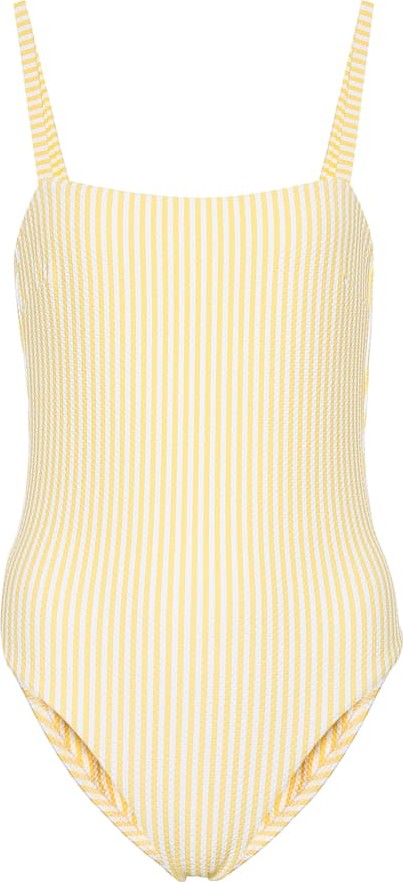 Asceno Striped swimsuit