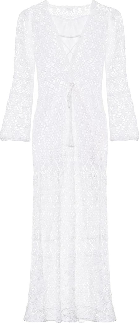 Anna Kosturova Bianca crochet cotton dress