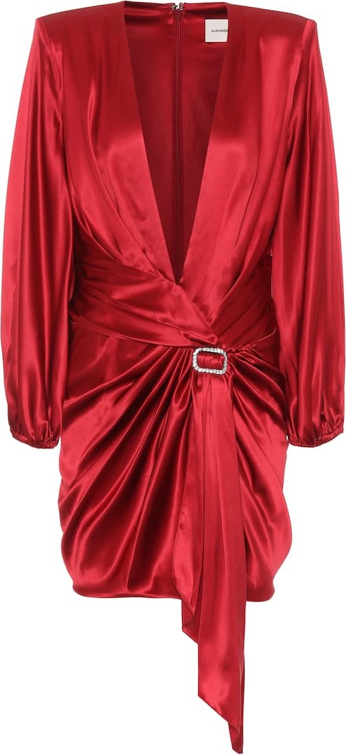 Alexandre Vauthier Stretch silk-satin dress