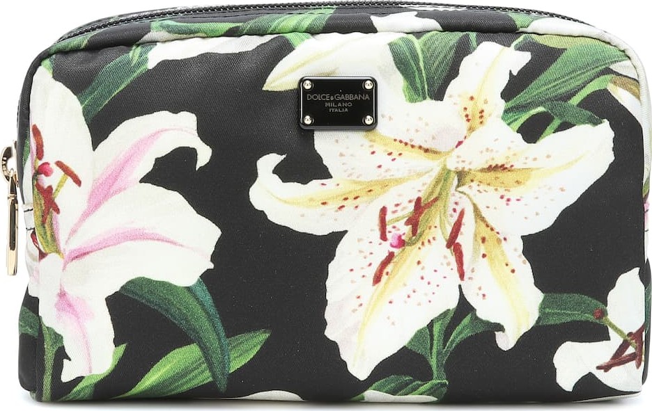 Dolce & Gabbana Floral nylon pouch