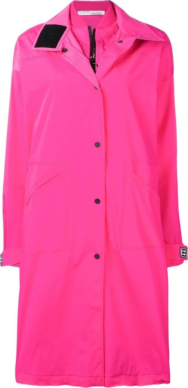 Off White long K-Way trenchcoat