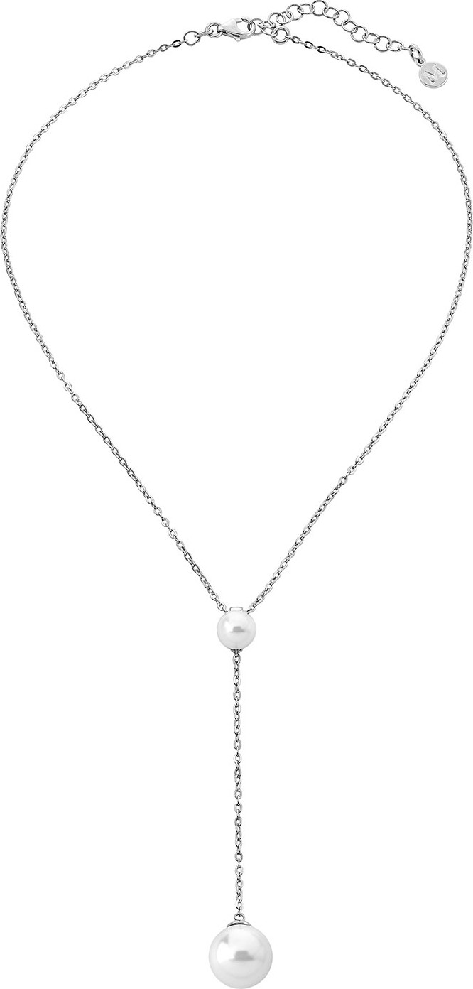 Majorica Two-Pearl Lariat Necklace