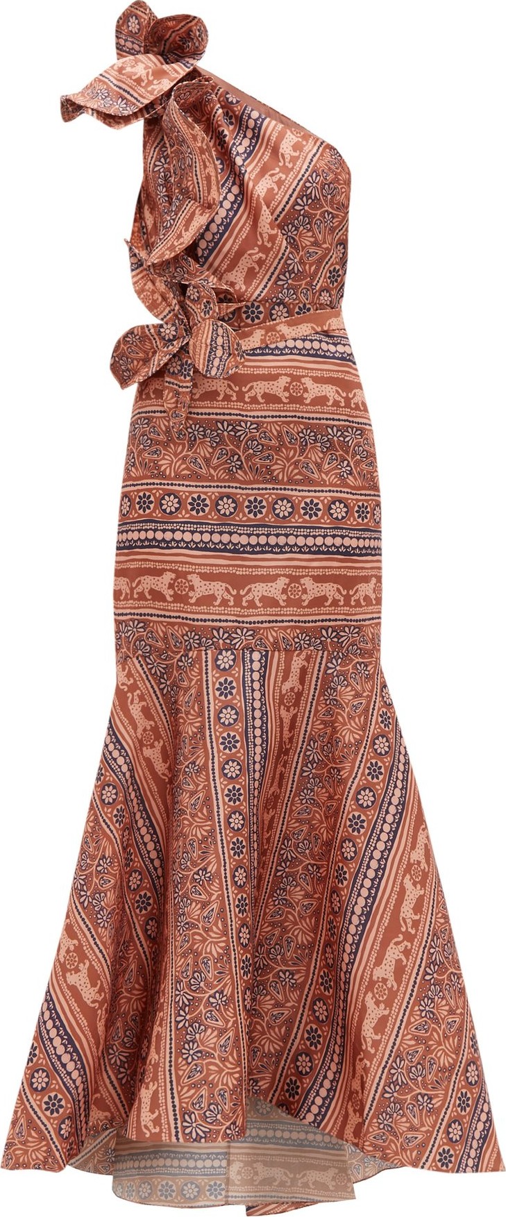 Johanna Ortiz Say Aloha! floral-print silk-organza gown