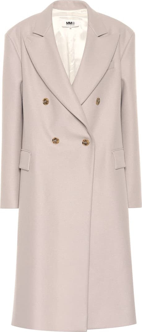 MM6 Maison Margiela Wool-blend overcoat