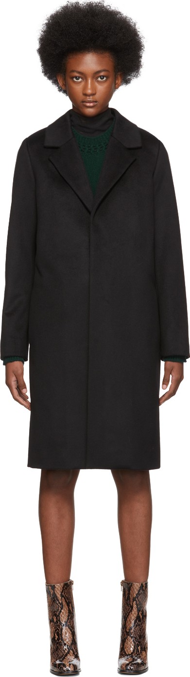 A.P.C. Black Ariane Coat