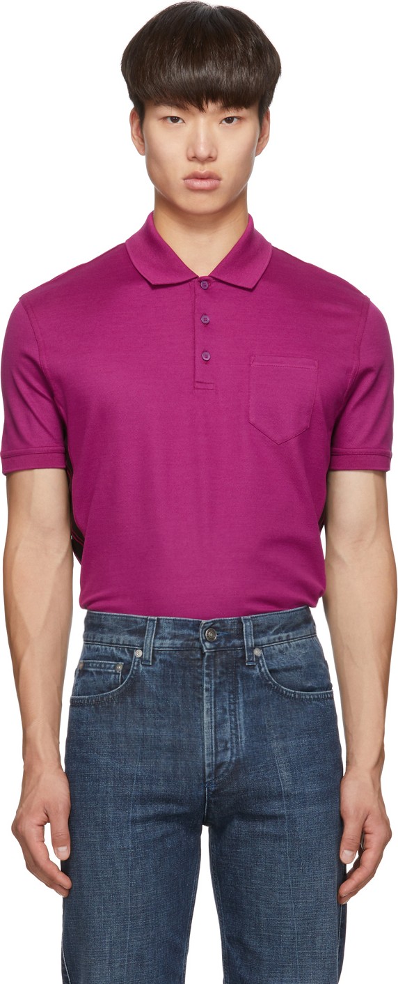 Givenchy Pink Slim Fit Logo Polo