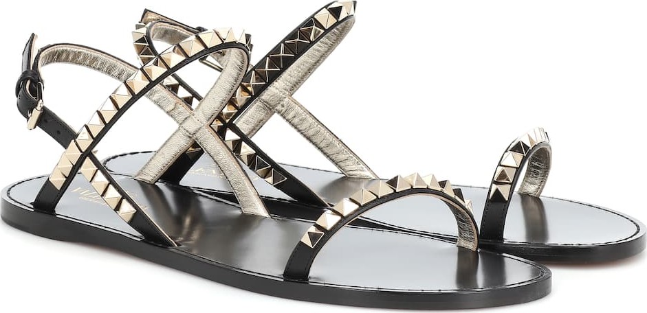 Valentino Valentino Garavani Rockstud No Limit leather sandals