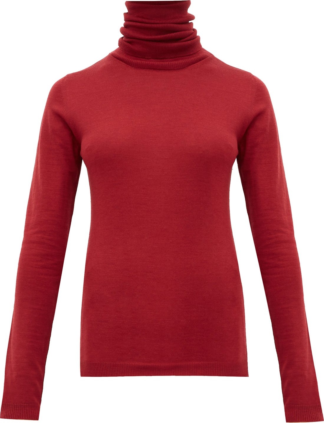 Sara Lanzi Roll-neck merino-wool sweater