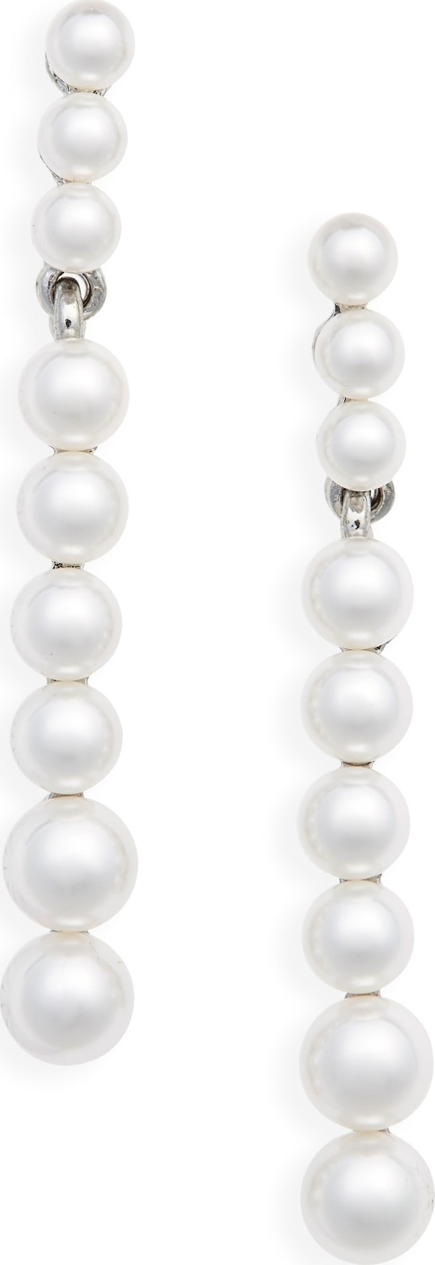 Oscar De La Renta Imitation Pearl Drop Earrings