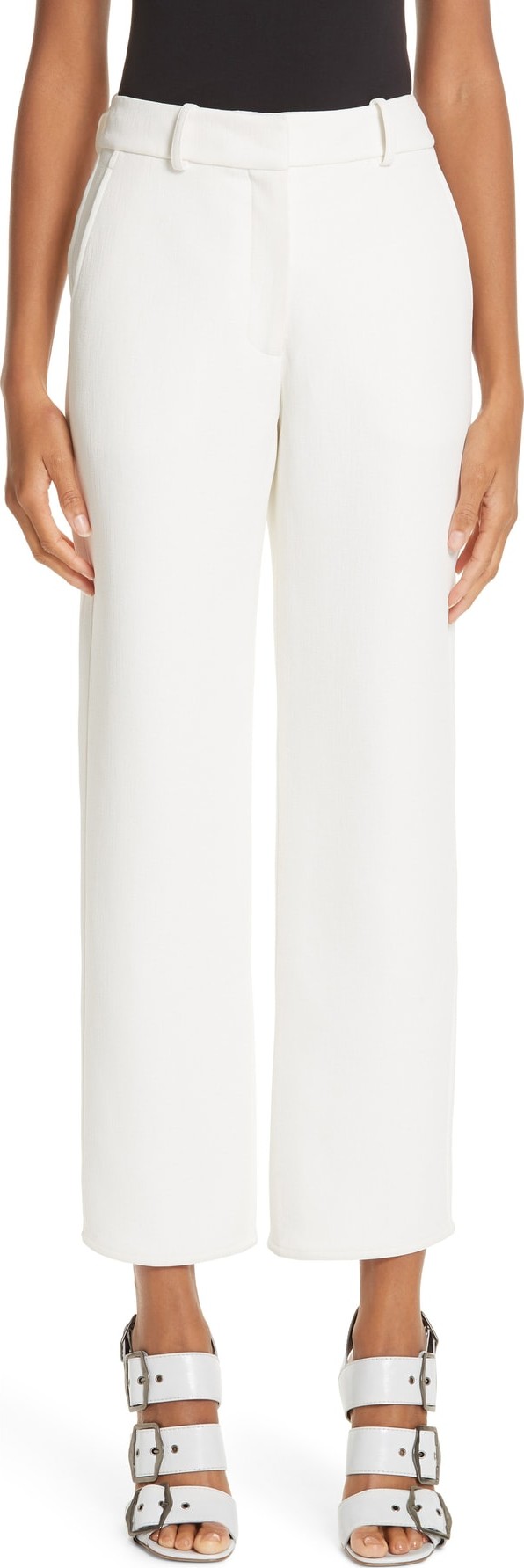 Sies Marjan Double Face Crepe Crop Trousers