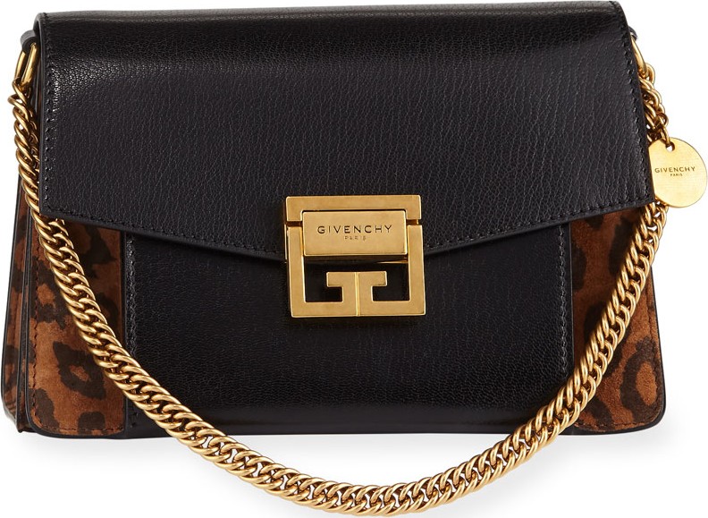 Givenchy GV3 Small Leopard Shoulder Bag