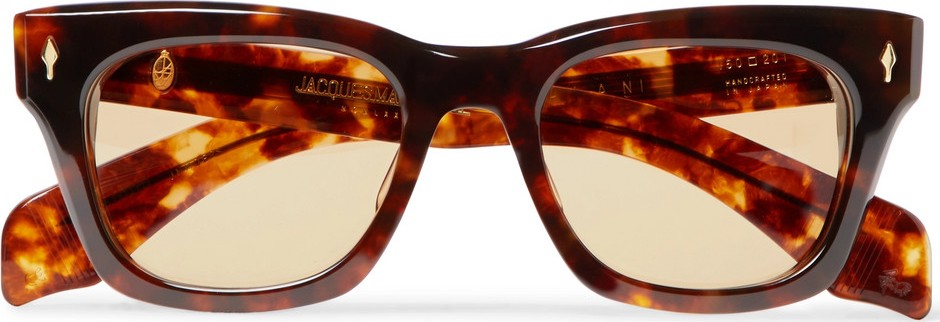 Jacques Marie Mage Dealan D-Frame Tortoiseshell Acetate Sunglasses