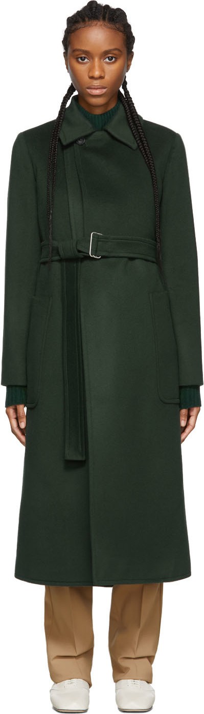 Sportmax Green Liegi Coat
