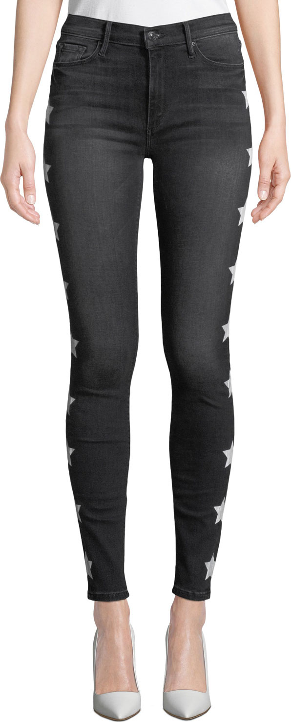 Black Orchid Gisele High-Rise Super Skinny Jeans with Stars
