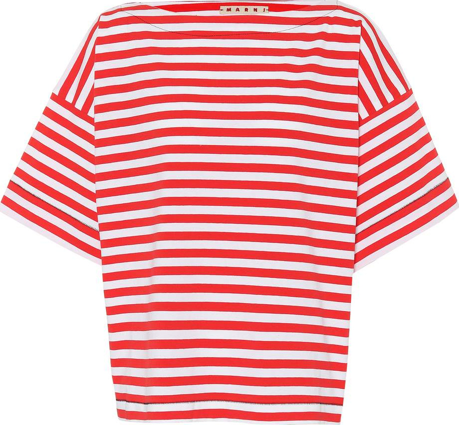 Marni Striped cotton T-shirt
