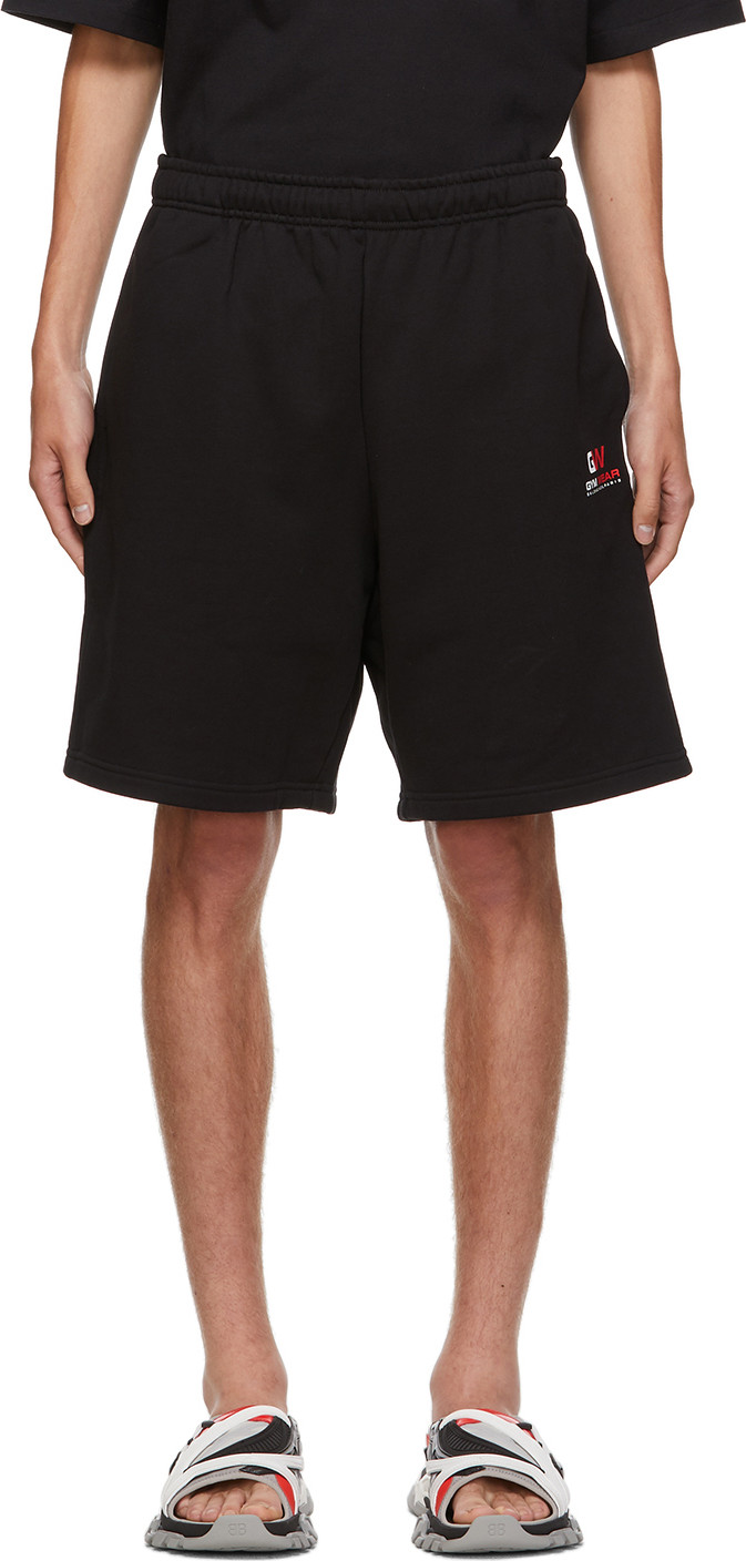 Balenciaga - Black 'Gym Wear' Shorts