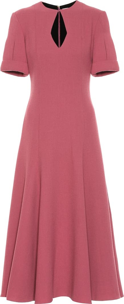 Emilia Wickstead Ludovica wool crêpe dress