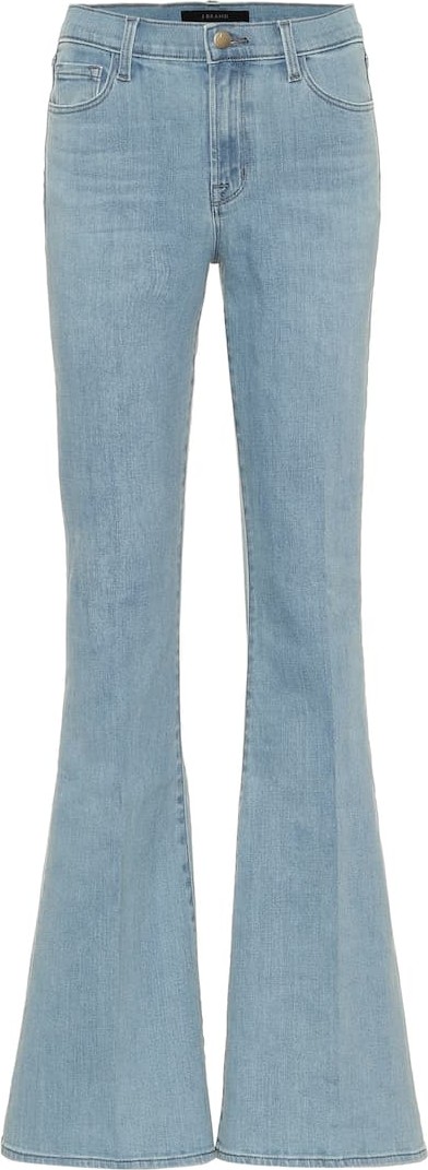 J BRAND Valentina high-rise flared jeans